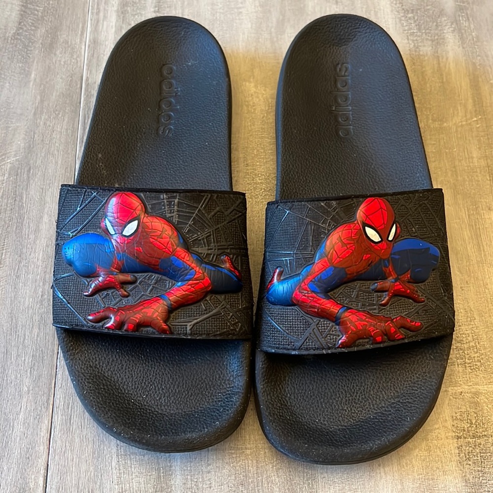Adidas Spider-Man Slides size 6